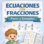Ecuaciones con fracciones