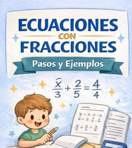 Ecuaciones con fracciones
