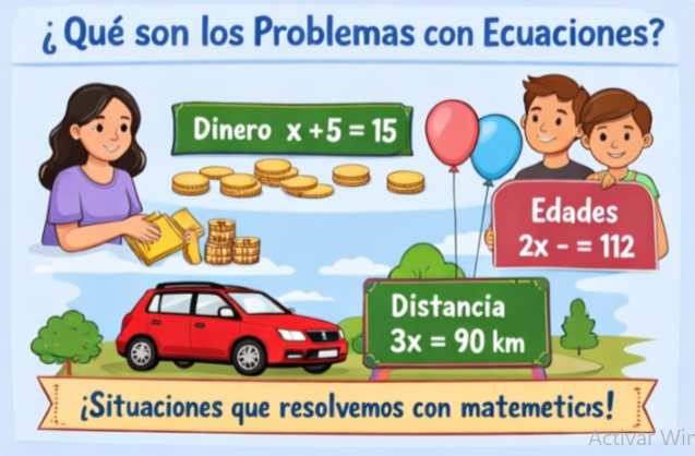 alt="Resuelve ecuaciones de primer grado, guía con resueltos, procesos de verificaión"