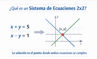 Sistemas de Ecuaciones 2x2 Ejercicios Resueltos 📚 3 Métodos Paso a Paso ✅ Sustitución • Igualación • Reducción