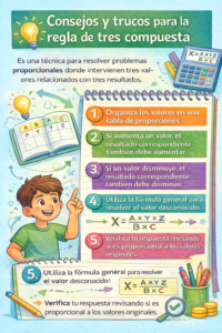 Regla de tres compuesta: Consejos y trucos para resolver con tabla de proporciones y fórmula general